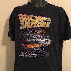 🔥Back To The Future, unisex, distressed, great condition, size XL